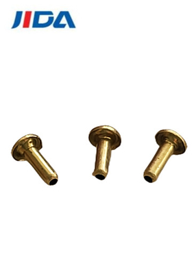 ISO9001 ধাতু জন্য Crimped টিউবুলার ফাঁপা ব্রাস ব্লাইন্ড রিভেট বাদাম