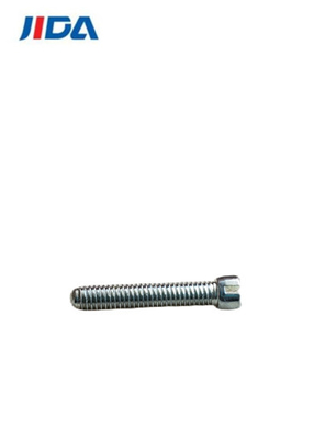 M3 X 16mm রাউন্ড স্লটেড হেড মেশিন স্ক্রু ব্লু হোয়াইট জিঙ্ক