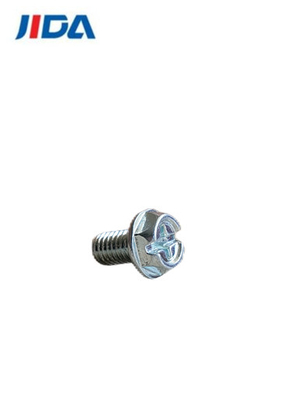 M4 X 10mm হেক্সাগন ক্রস রিসেসড বোল্ট ফিলিপস ফ্ল্যাঞ্জ হেড স্ক্রু