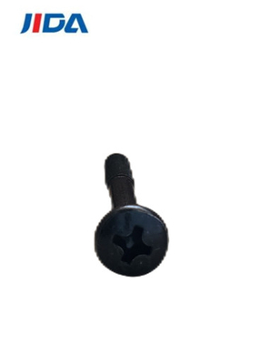 M4 X 36mm কালো জিঙ্ক স্ক্রু প্যান হেড ফিলিপস ক্রস রেসেসড স্ক্রু হাফ থ্রেড