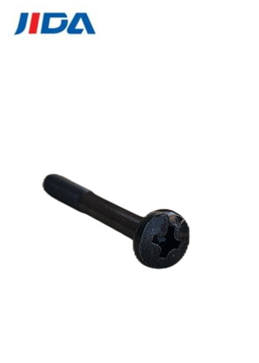 M4 X 36mm কালো জিঙ্ক স্ক্রু প্যান হেড ফিলিপস ক্রস রেসেসড স্ক্রু হাফ থ্রেড