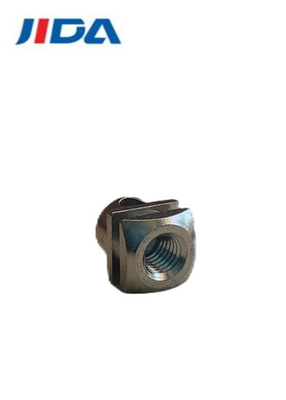 H62 নিকেল ধাতুপট্টাবৃত থ্রেডেড ইনসার্ট নাট Knurled থাম্ব বাদাম M5 X 10.5 মিমি