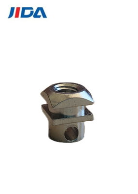 H62 নিকেল ধাতুপট্টাবৃত থ্রেডেড ইনসার্ট নাট Knurled থাম্ব বাদাম M5 X 10.5 মিমি