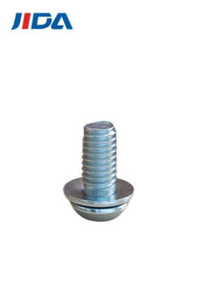 M6 x 12.6mm গ্রেড 8.8 হেক্স ওয়াশার স্ক্রু ফ্ল্যাট রাউন্ড হেড অ্যালেন বোল্ট